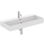 IDEAL STANDARD LAVABO RECTANGULAIRE EXTRA 1000X450 AVEC DÉBORDEMENT ET 1 TROU