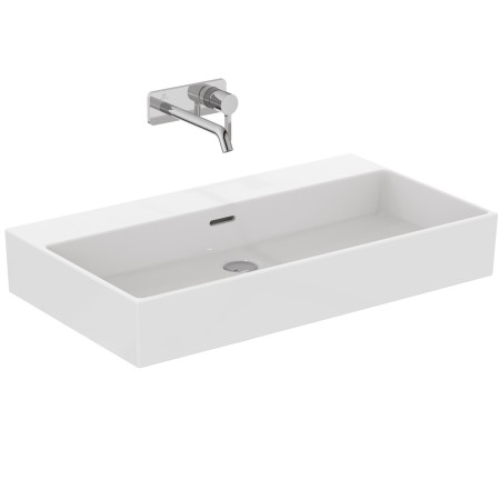 IDEAL STANDARD LAVABO À POSER RECTANGULAIRE 800X450 AVEC DÉBORDEMENT ET SANS TROUS