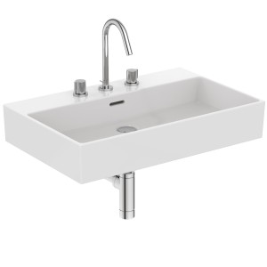 IDEAL STANDARD LAVABO RECTANGULAIRE EXTRA 700X450 AVEC DÉBORDEMENT ET 3 TROUS