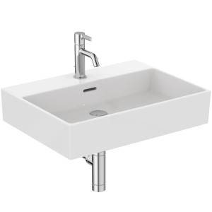 IDEAL STANDARD LAVABO RECTANGULAIRE EXTRA 600X450 AVEC DÉBORDEMENT ET 1 TROU