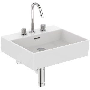IDEAL STANDARD LAVABO RECTANGULAIRE EXTRA 500X450 AVEC DÉBORDEMENT ET 3 TROUS