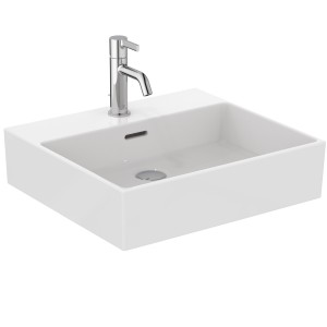 IDEAL STANDARD LAVABO RECTANGULAIRE À POSER EXTRA 500X450 AVEC DÉBORDEMENT ET 1 TROU