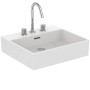 IDEAL STANDARD EXTRA LAVABO À POSER RECTANGULAIRE 500X450 AVEC DÉBORDEMENT ET 3 TROUS