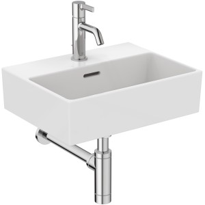 IDEAL STANDARD EXTRA LAVAMANI RECTANGULAIRE 450X350 AVEC DÉBORDEMENT ET 1 TROU
