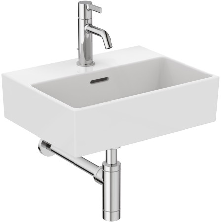 IDEAL STANDARD EXTRA LAVAMANI RECTANGULAIRE 450X350 AVEC DÉBORDEMENT ET 1 TROU