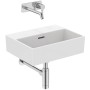 IDEAL STANDARD LAVABO RECTANGULAIRE EXTRA 450X350 AVEC DÉBORDEMENT ET SANS TROUS