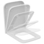 IDEAL STANDARD BLEND CUBE SIEGE À FERMETURE LENTE BLANC BRILLANT