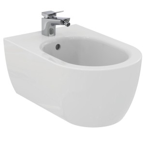IDEAL STANDARD BIDET SUSPENDU BLEND CURVE BLANC BRILLANT