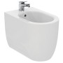 IDEAL STANDARD BIDET À POSER BLEND CURVE MONTÉ SUR LE MUR BLANC BRILLANT