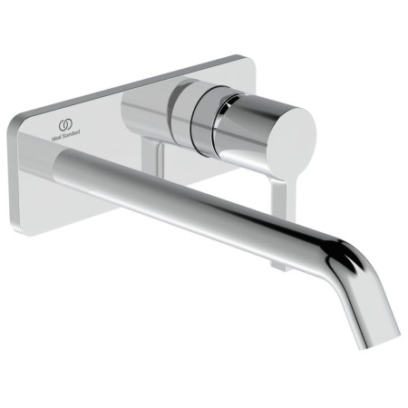 IDEAL STANDARD JOY ROBINET DE LAVABO MONOCOMMANDE MURAL AVEC PLATEAU RECTANGULAIRE ET BEC DE 220MM