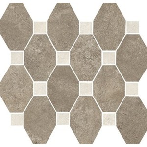 MARINER BOSTON MOSAÏQUE OCTOGONALE MUD SUR MESH 30X34