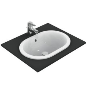 IDEAL STANDARD CONNECT - LAVABO 550 MM À ENCASTRER SURELEVÉ SANS TROU POUR ROBINETTERIE