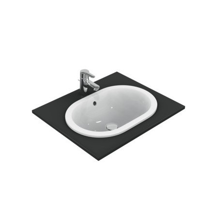 IDEAL STANDARD CONNECT - LAVABO 550 MM À ENCASTRER SURELEVÉ SANS TROU POUR ROBINETTERIE