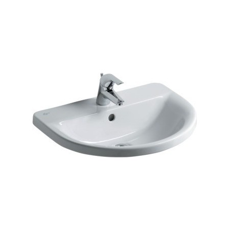 IDEAL STANDARD CONNECT - LAVABO 550 MM À ENCASTRER EN HAUT AVEC TROU POUR ROBINETTERIE