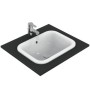 IDEAL STANDARD CONNECT - LAVABO 500 MM À ENCASTRER SUR LE TOP SANS TROU POUR ROBINETTERIE