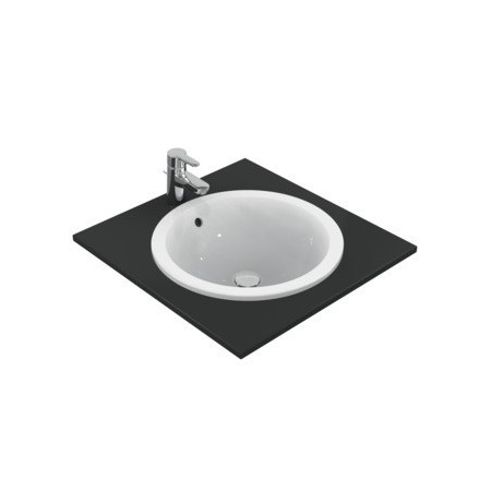 IDEAL STANDARD CONNECT - LAVABO 480 MM À ENCASTRER SUR PLAN SANS TROU POUR ROBINETTERIE