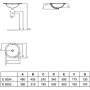 IDEAL STANDARD CONNECT - LAVABO 480 MM À ENCASTREMENT SOUS-PLAN ROND