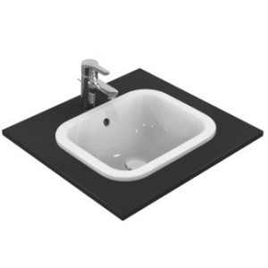 IDEAL STANDARD CONNECT - LAVABO 420 MM À ENCASTRER EN SURFACE SANS TROU POUR ROBINETTERIE