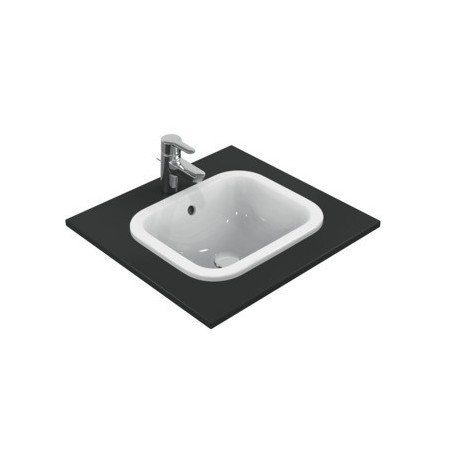 IDEAL STANDARD CONNECT - LAVABO 420 MM À ENCASTRER EN SURFACE SANS TROU POUR ROBINETTERIE