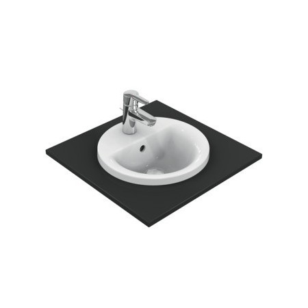 IDEAL STANDARD CONNECT - LAVABO 380 MM À ENCASTRER SURFACE AVEC TROU POUR ROBINETTERIE