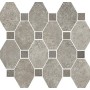 MARINER BOSTON MOSAÏQUE OCTOGONALE GRIS SUR RÉSEAU 30X34