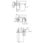 IDEAL STANDARD ROBINET DE LAVABO MURAL CERAMIX