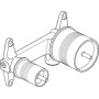 IDEAL STANDARD ROBINET DE LAVABO MURAL CERAMIX