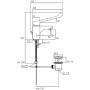 IDEAL STANDARD ROBINET DE LAVABO CERAPLAN III À LEVIER LONG