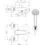 IDEAL STANDARD ROBINET DE BAIN CERAPLAN III