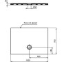 IDEAL STANDARD PLATEAU DE DOUCHE 100x70 ULTRASLIM EN CÉRAMIQUE ANTI-DÉRAPANT