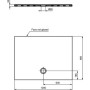 IDEAL STANDARD DOUCHE PLATE STRADA 120x90 ULTRAFIN EN CÉRAMIQUE ANTI-DÉRAPANTE