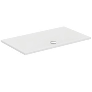 IDEAL STANDARD PLATEFORME DE DOUCHE 140x80 ULTRAFIN EN CÉRAMIQUE ANTI-DÉRAPANTE