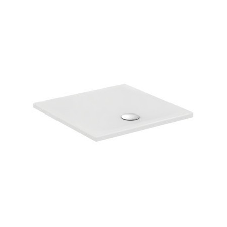IDEAL STANDARD DOUCHE PLATE STRADA 80x80 ULTRAFIN EN CERAMIQUE ANTI-DÉRAPANTE