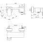 IDEAL STANDARD EDGE MITIGEUR EXTERNE POUR DOUCHE
