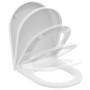 IDEAL STANDARD BLEND CURVE SIEGE À FERMETURE LENTE BLANC BRILLANT