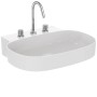 IDEAL STANDARD LAVABO LINDA-X 60 CM SANS DÉBORDEMENT 3 TROUS