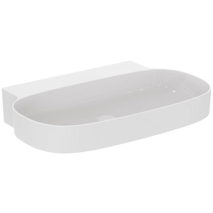 IDEAL STANDARD LAVABO LINDA-X 75 CM SANS DÉBORDEMENT SANS TROUS