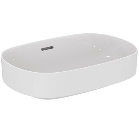 IDEAL STANDARD LAVABO OVALE DE POSAGE LINDA-X 55 CM AVEC DÉBORDEMENT SANS TROU