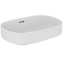 IDEAL STANDARD LAVABO OVALE DE POSAGE LINDA-X 55 CM AVEC DÉBORDEMENT SANS TROU
