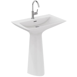 IDEAL STANDARD TIPO-Z LAVABO TOTEM C/ TROPPOPIENO 1 FORO BLANC BRILLANT