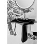 IDEAL STANDARD LAVABO TOTEM TIPO-Z AVEC DÉBORDEMENT 3 TROUS