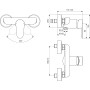 IDEAL STANDARD CERAFINE OU ROBINET EXTÉRIEUR POUR DOUCHE