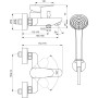 IDEAL STANDARD ROBINETTERIE CERAFINE OU MITIGEUR EXTERNE POUR BAIGNOIRE/DOUCHE