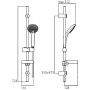 IDEAL STANDARD IDEALRAIN ROD DE DOUCHE M3