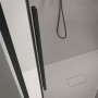 DISENIA ESPACE ANGLE 1 PARE-COULISSANTE (la porte se ferme sur le verre fixe latéral) + 1 CÔTÉ FIXE