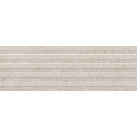 MARAZZI ALBA MUR GRIS STRUCTURE WALLTONE 3D 30X90 RECTIFIÉ