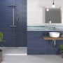 IDEA CERAMICA NAIF VELLUTO BLEU 25X75