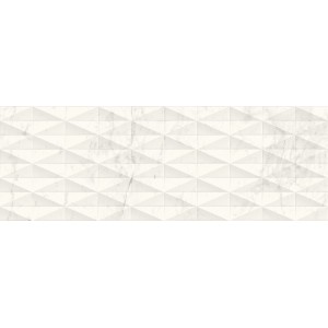 MARAZZI ALLMARBLE_WALL ALTISSIMO LUX 40X120 STRUCTURE PAVÉ 3D RÉCTIFIÉ