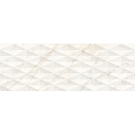 MARAZZI ALLMARBLE_WALL OR BLANC LUX 40X120 STRUCTURE PAVÉ 3D RÉCTIFIÉ