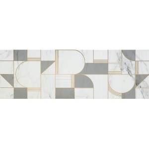 MARAZZI ALLMARBLE_WALL STATUARIO SATIN 40X120 DÉCOR CLUB